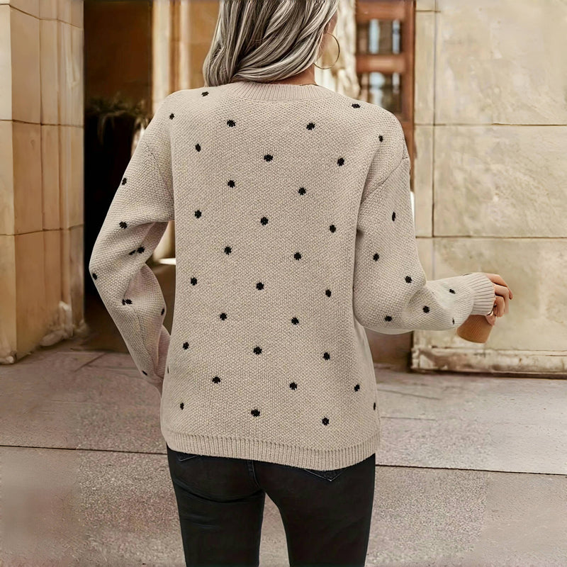 Talbot™ | Polka Dot Knitted Sweater