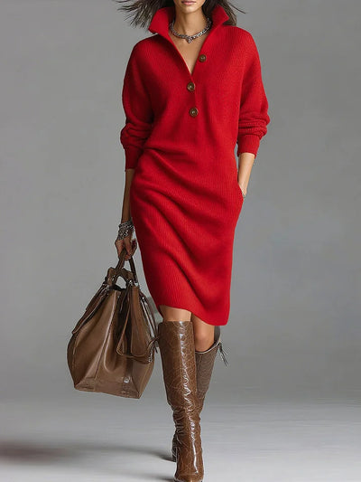 Judi | Elegant Sweater Dress