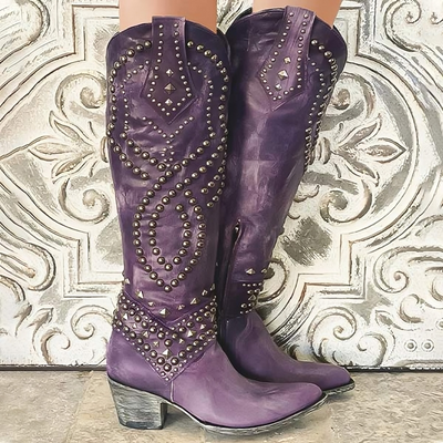 Mia® | Western Knee-High Boots