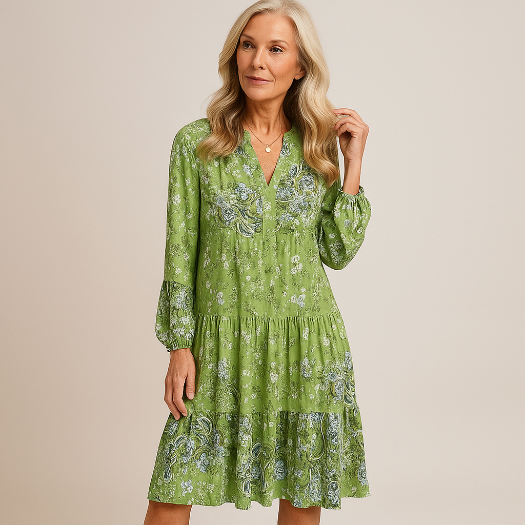 Boho Blossom Midi Dress