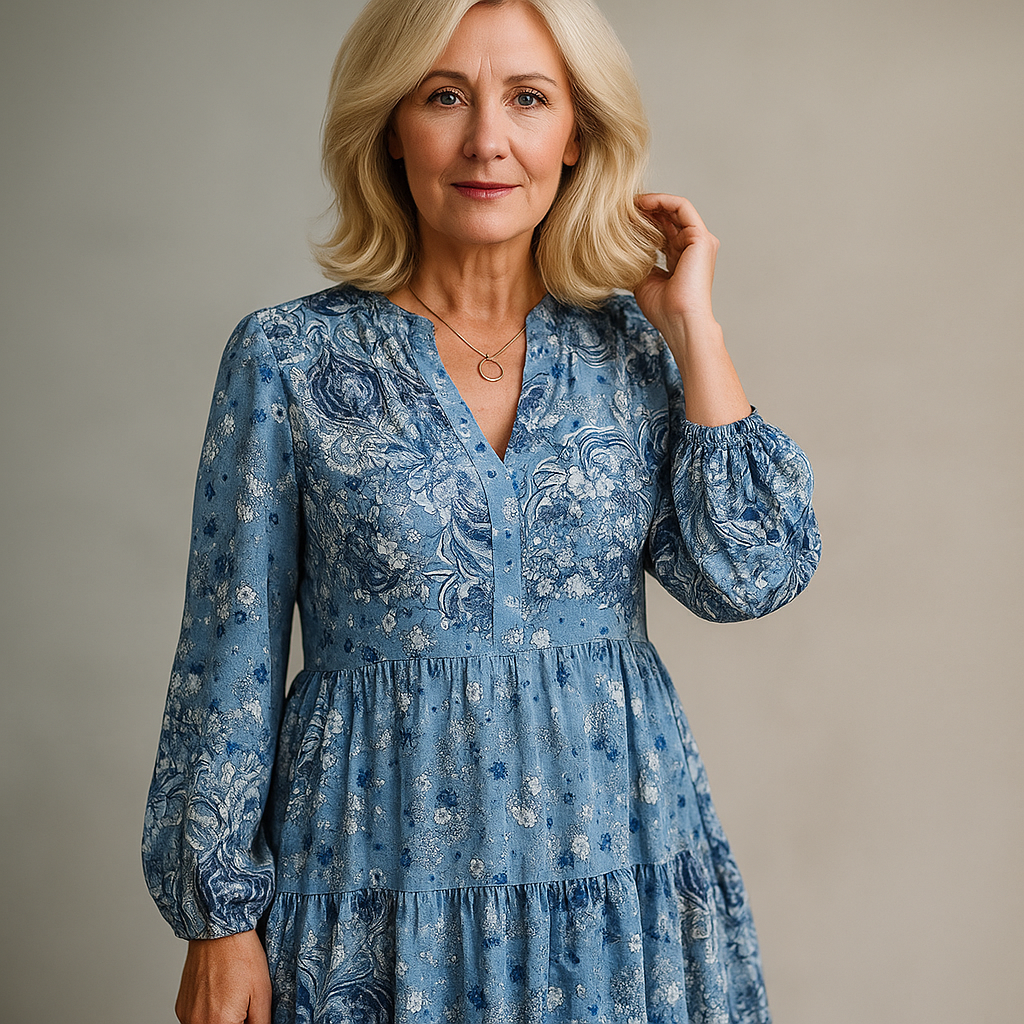 Boho Blossom Midi Dress