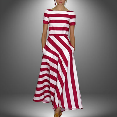 Elisa | Striped Dress