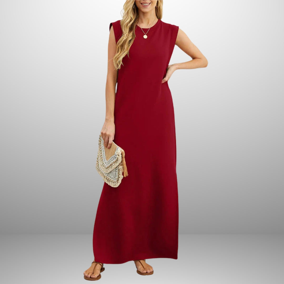 Emma | Long Flowing Crease-Free Dress