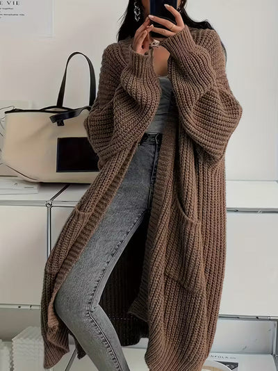 Talbot™| Long Knitted Cardigan Women