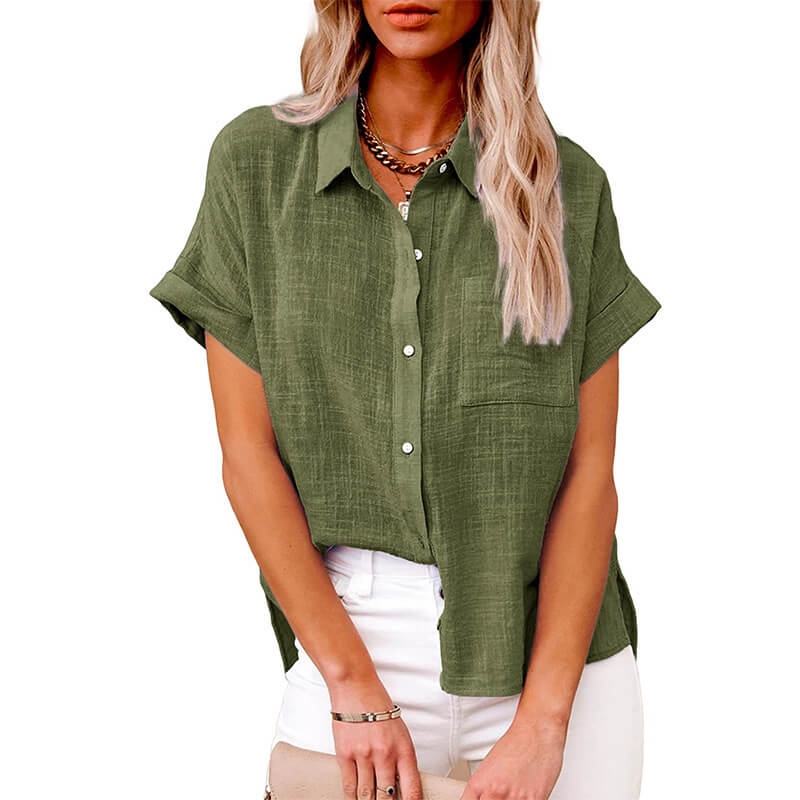 Miraqua - Timeless Button-Up Blouse