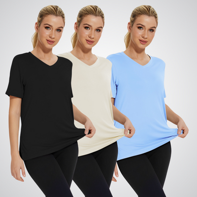 SELENA - Casual Loose Fit Tee (Pack of 3)