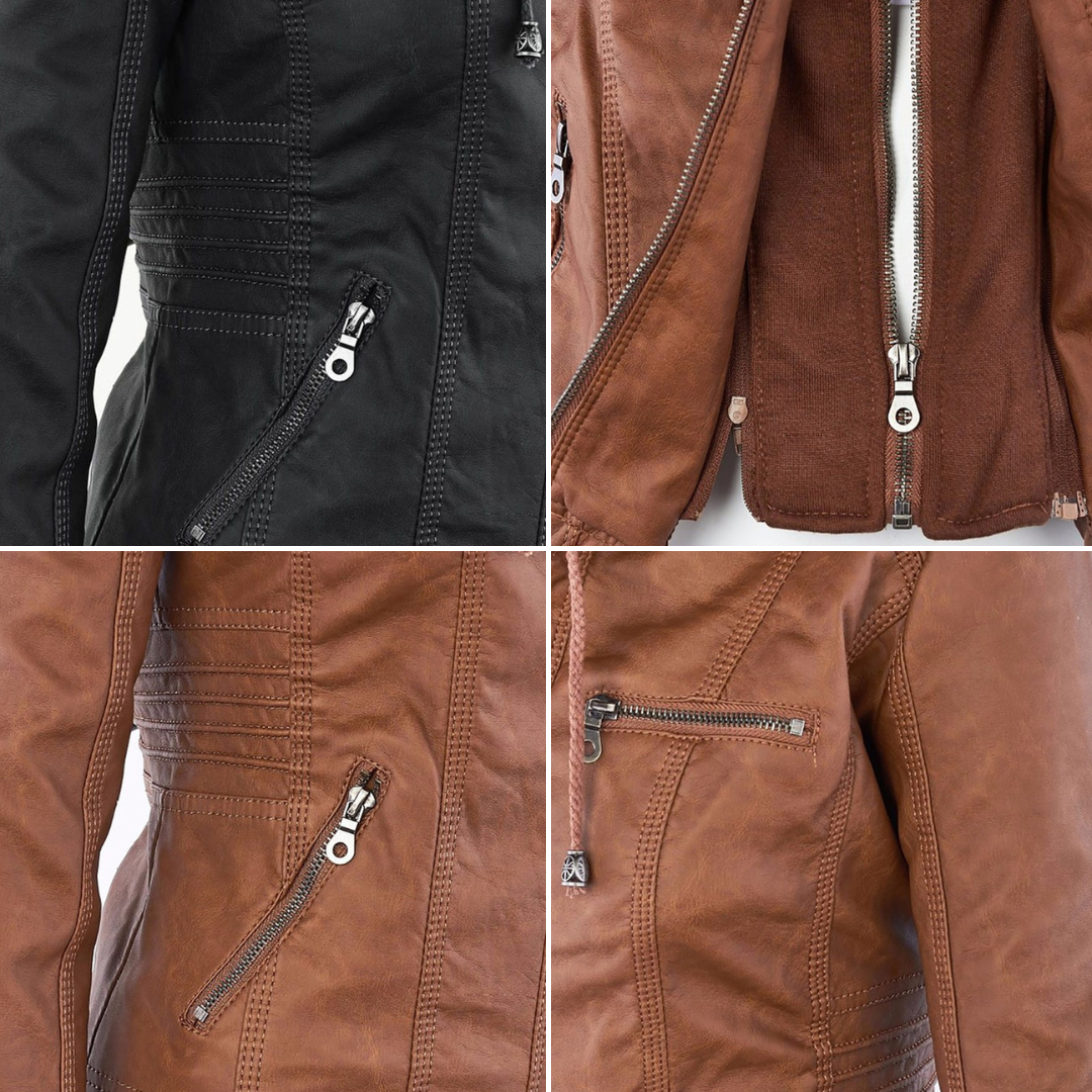 Karen™ | Robust and Elegant Leather Jacket