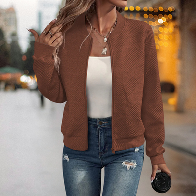 Fanny™ – Warme und Bequeme Strukture-Bomberjacke