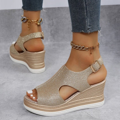 Marivelle - Relaxed Wedge Sandals