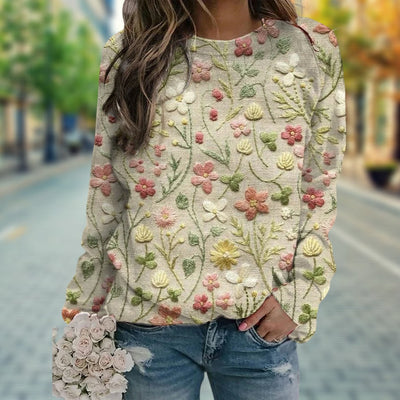 Talbot™ | Floral Pattern Pullover for Women