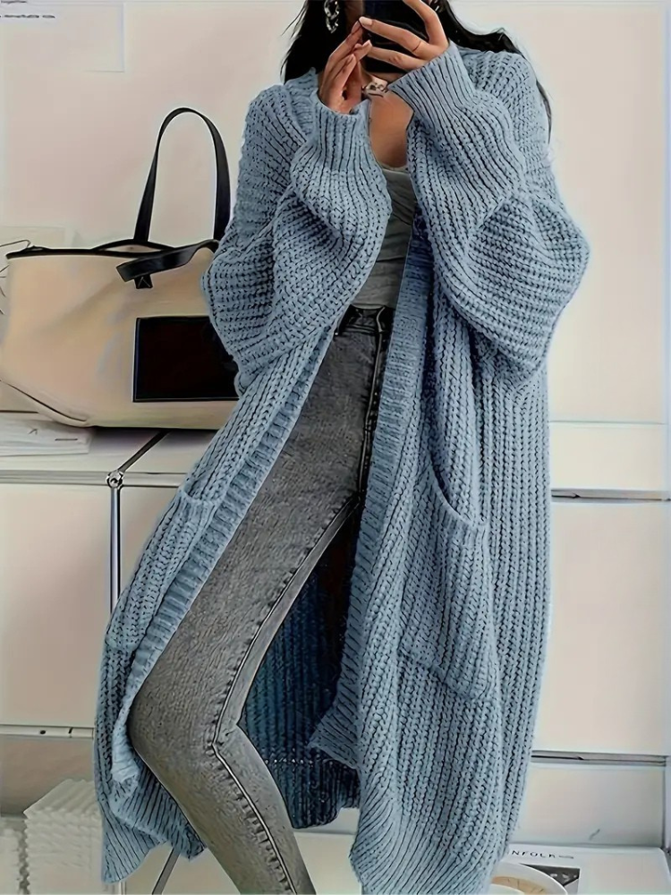 Talbot™| Long Knitted Cardigan Women