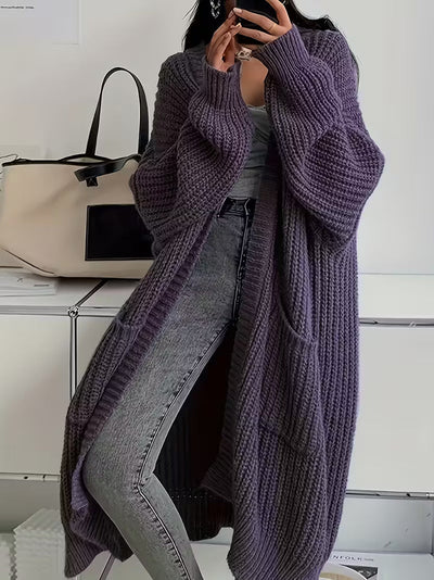 Talbot™| Long Knitted Cardigan Women