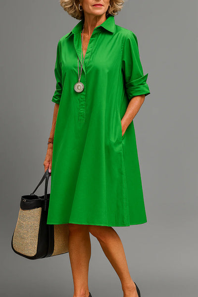 Brigitte | Luxury Midi Dress for Effortless Elegance