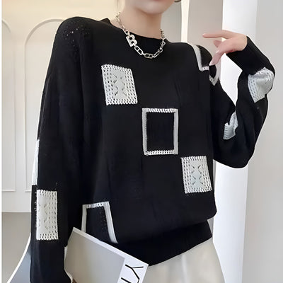 Talbot™ | Women's Geometric Knitted Sweater