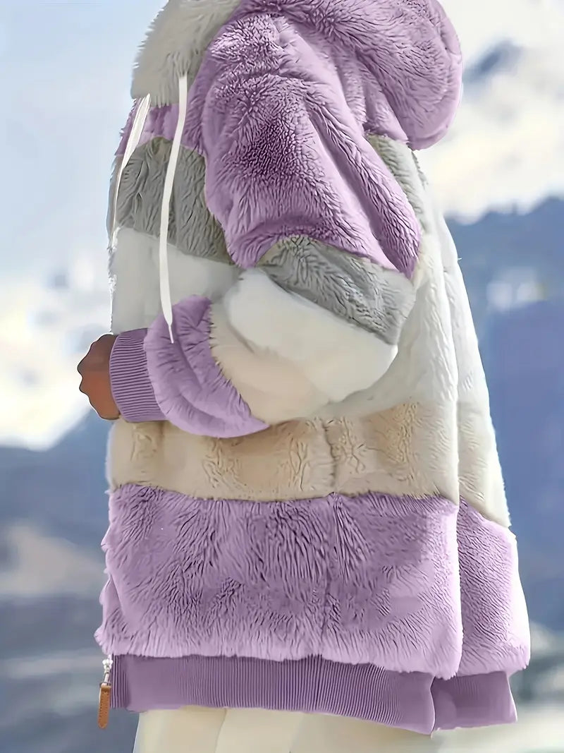 Serena | Plush Hooded Coat