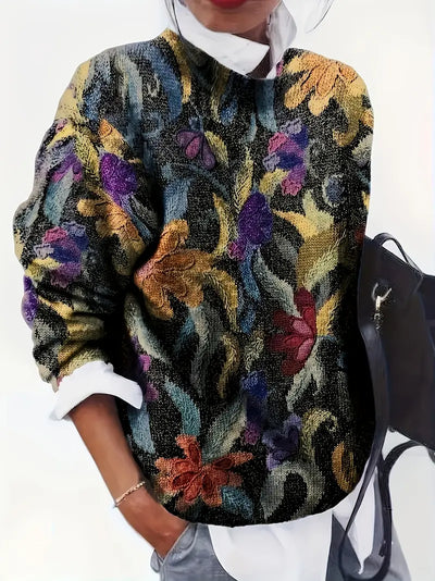 Talbot™ | Trendy Floral Sweater