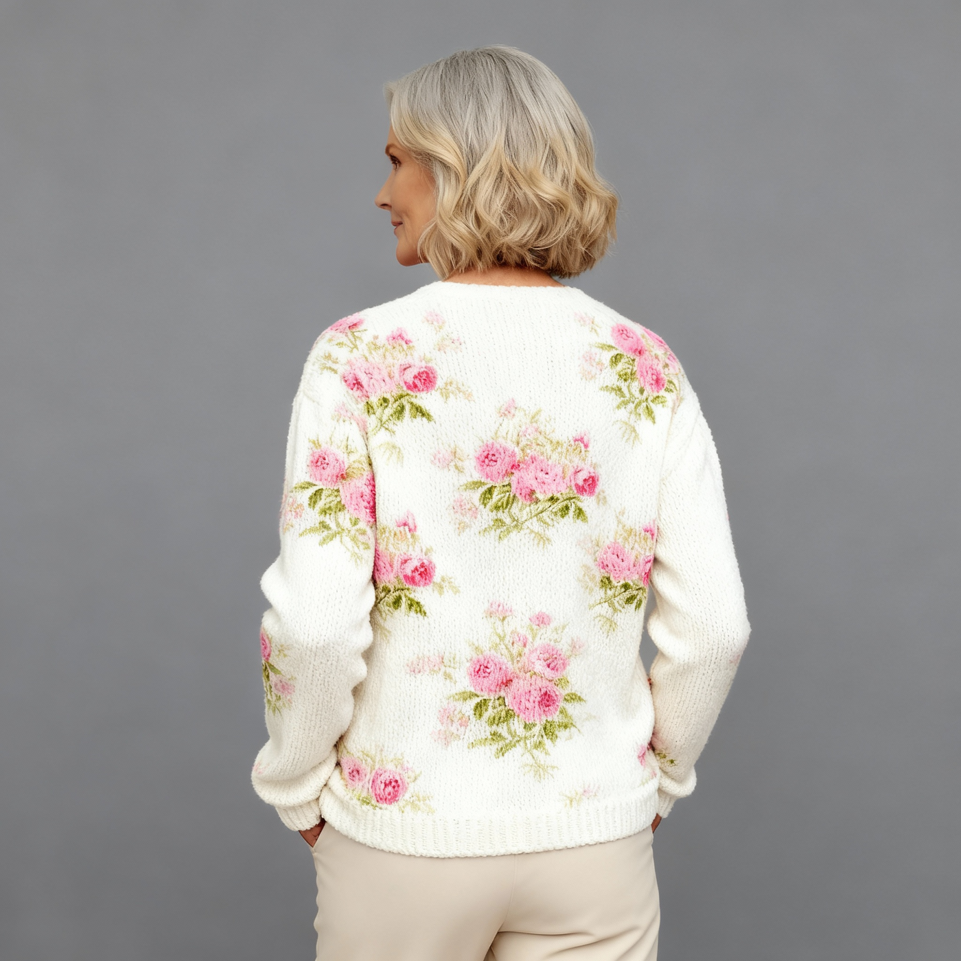 Jessie | Flower Art Cardigan