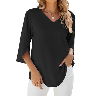 Esmira- V-neck blouse
